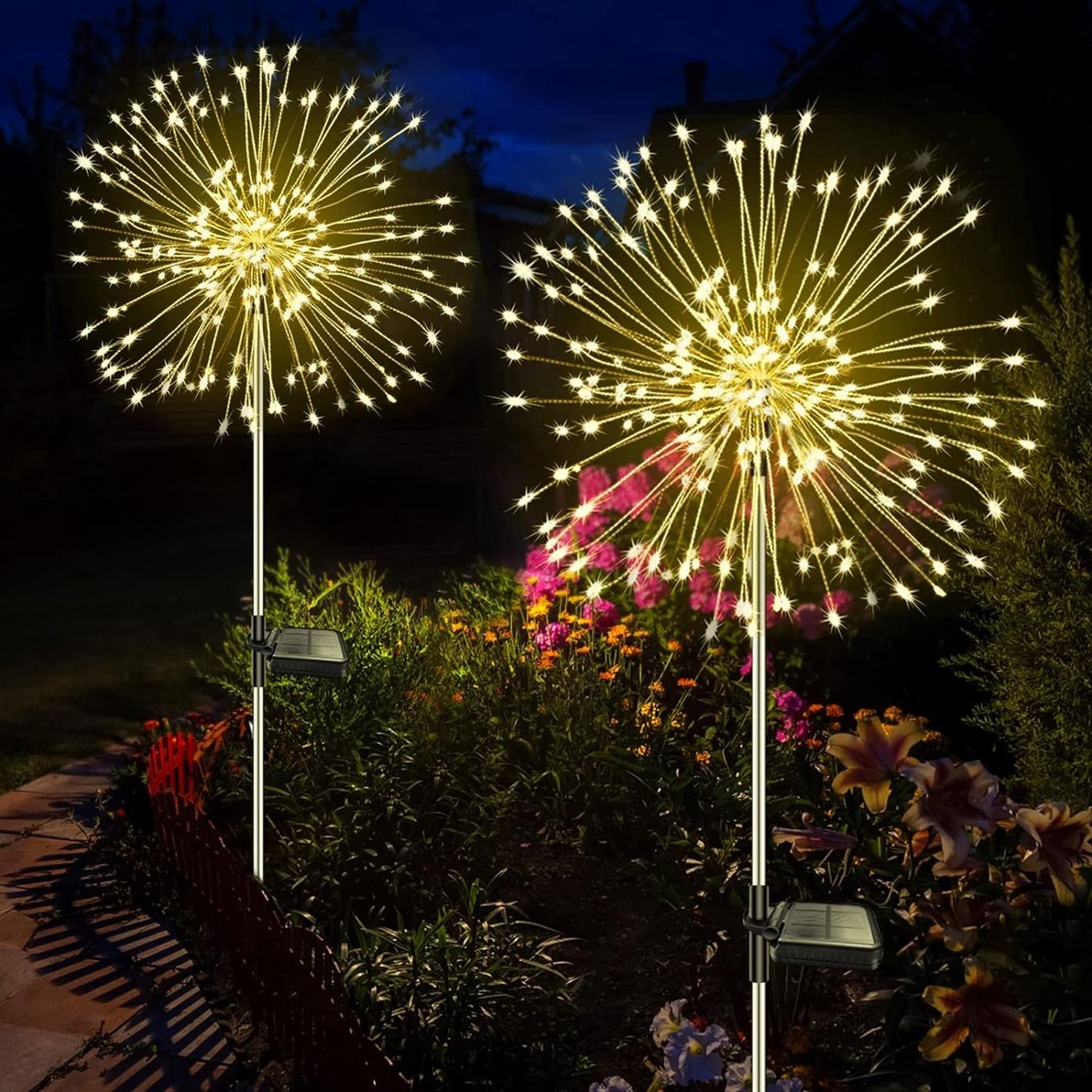 Lampade: 2 Stück Solarstecker Gartenleuchten – Nuovo e nell'imballaggio originale da Nuglar venduto da SaleRitter 1