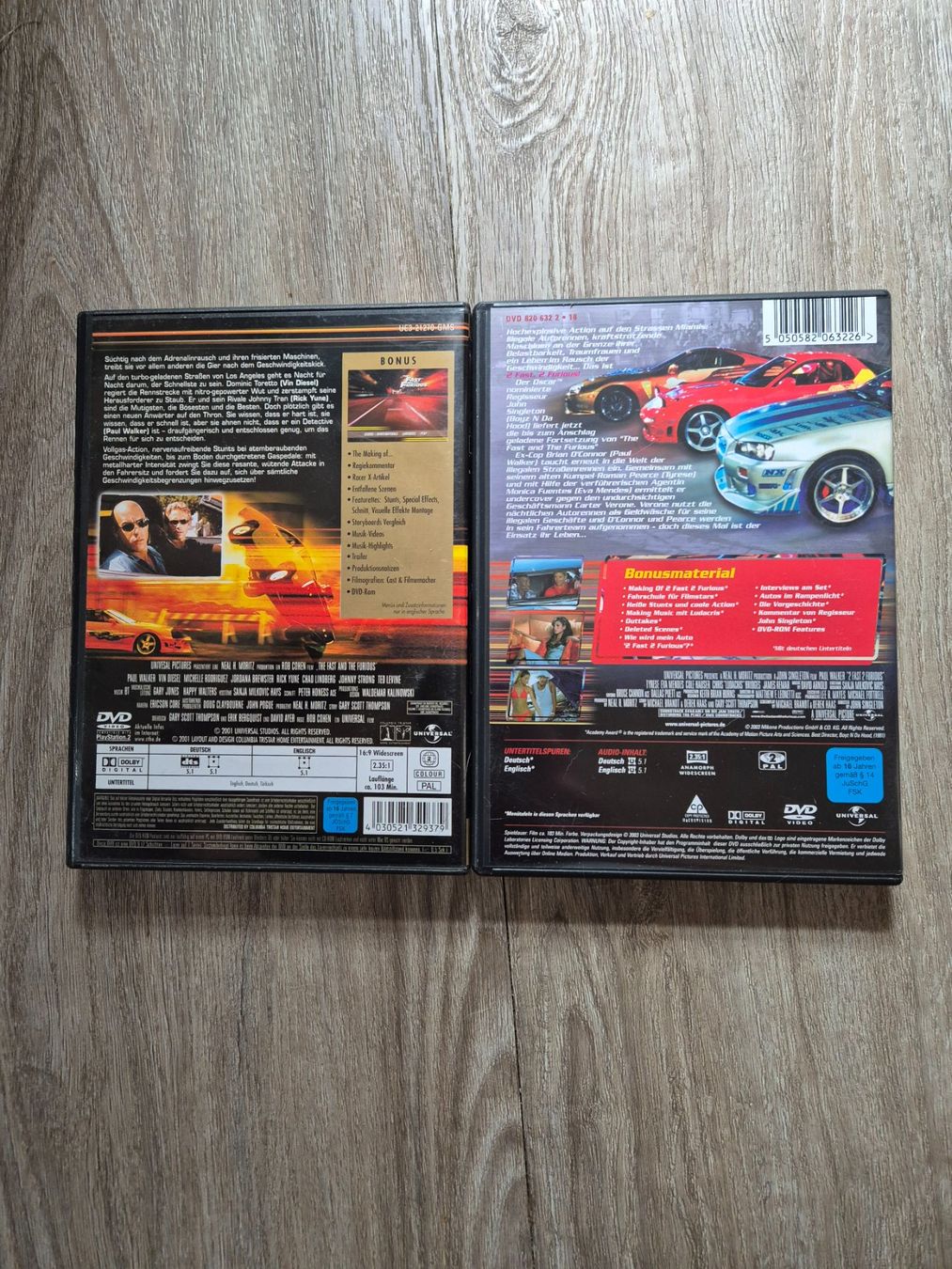 Tutti i DVDs: Fast & Furious 1+2 DVD – Usato da Solothurn venduto da Daniel_SO 1