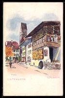 Unterseen, Strassenpartie mit Blick zum 