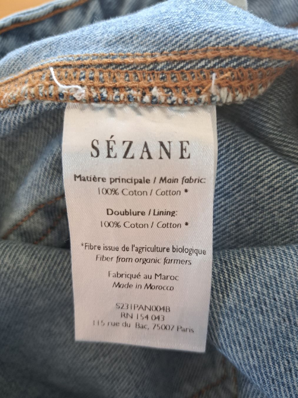 Sezane Jeans: Sezane Le Brut Sexy Jeans – Usato da Thalwil venduto da sternenstaub369 5