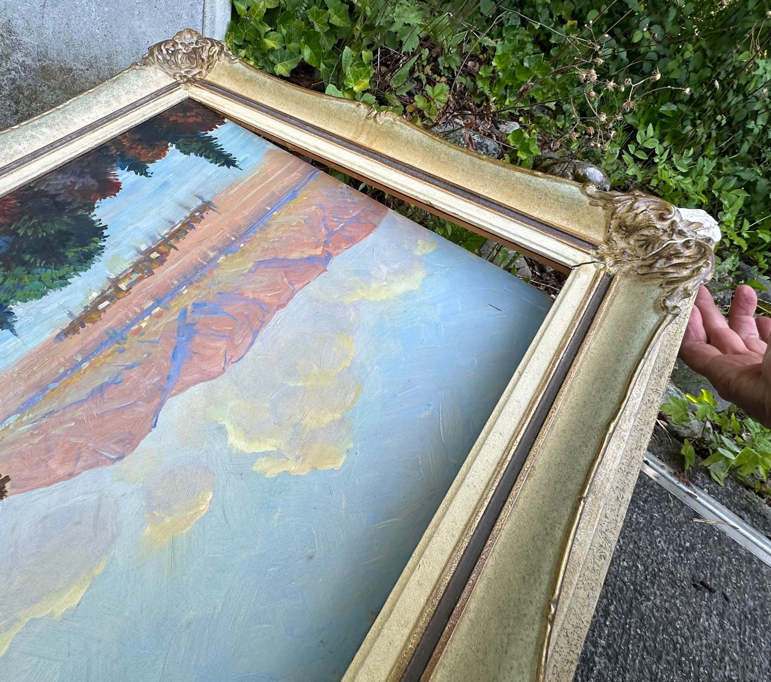 Dipinti: Ab Fr. 1.-  Original Gemälde sign. Borer 44 – Usato da Zürich venduto da brazerola 7