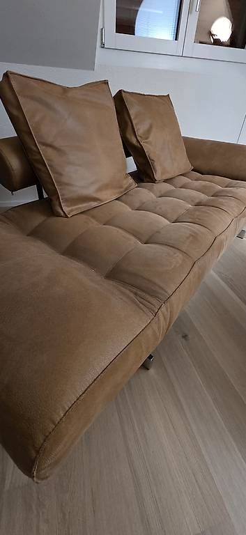 Sofas: Sofa 2 plätzig Alcantara braun – Gebraucht aus St. Gallen von Rene123 1