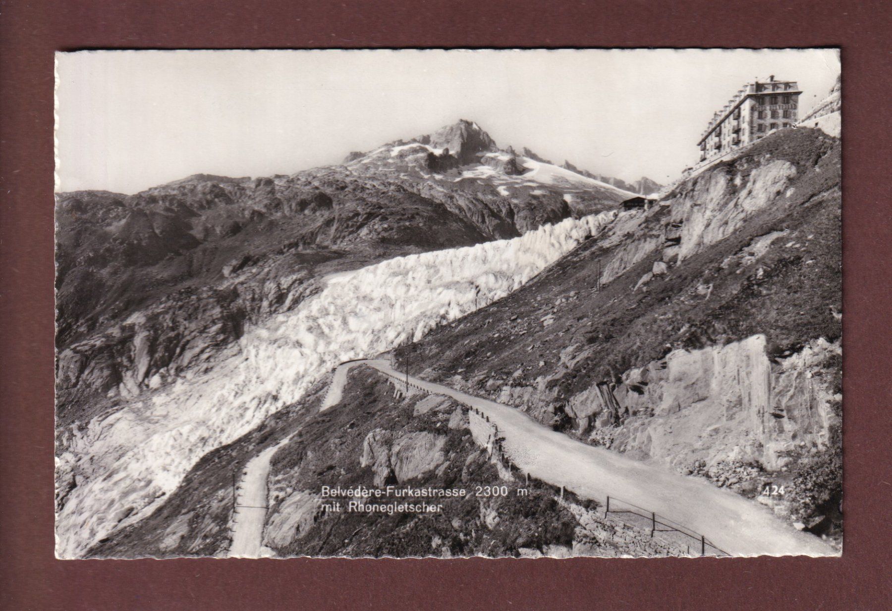 Cartes postales: RHONEGLETSCHER - Belvédère - 1950 – D'occasion à Pully par nicecards-shop