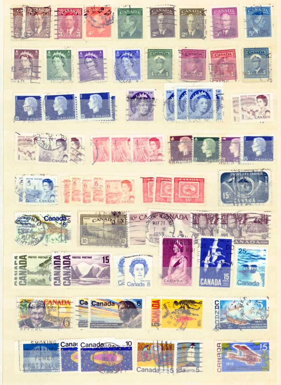 Tutti i francobolli: Kanada Sammlung 2 Seiten + FDC (AX574) – Nuovo (secondo la descrizione) da Seuzach venduto da Philahits