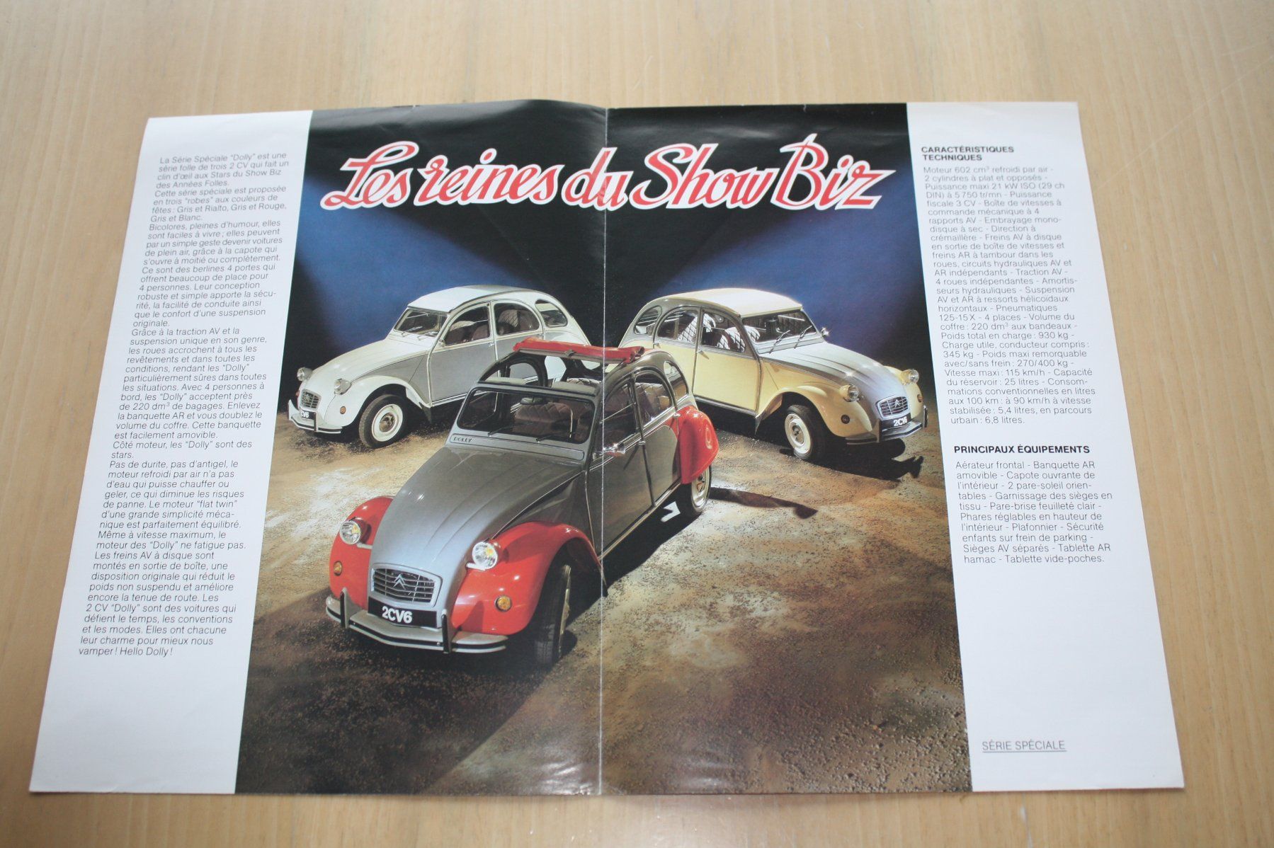 Citroën Dokumente: Citroen 2CV6  "Hello Dolly" Prospekt 1985 FR – Gebraucht aus Wikon von erwin400 1