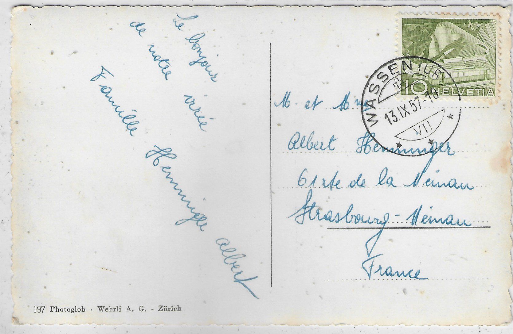 Cartoline postali: Wassen - Sustenstrasse - Multiview – Usato da Ettingen venduto da Kartenplanet 1