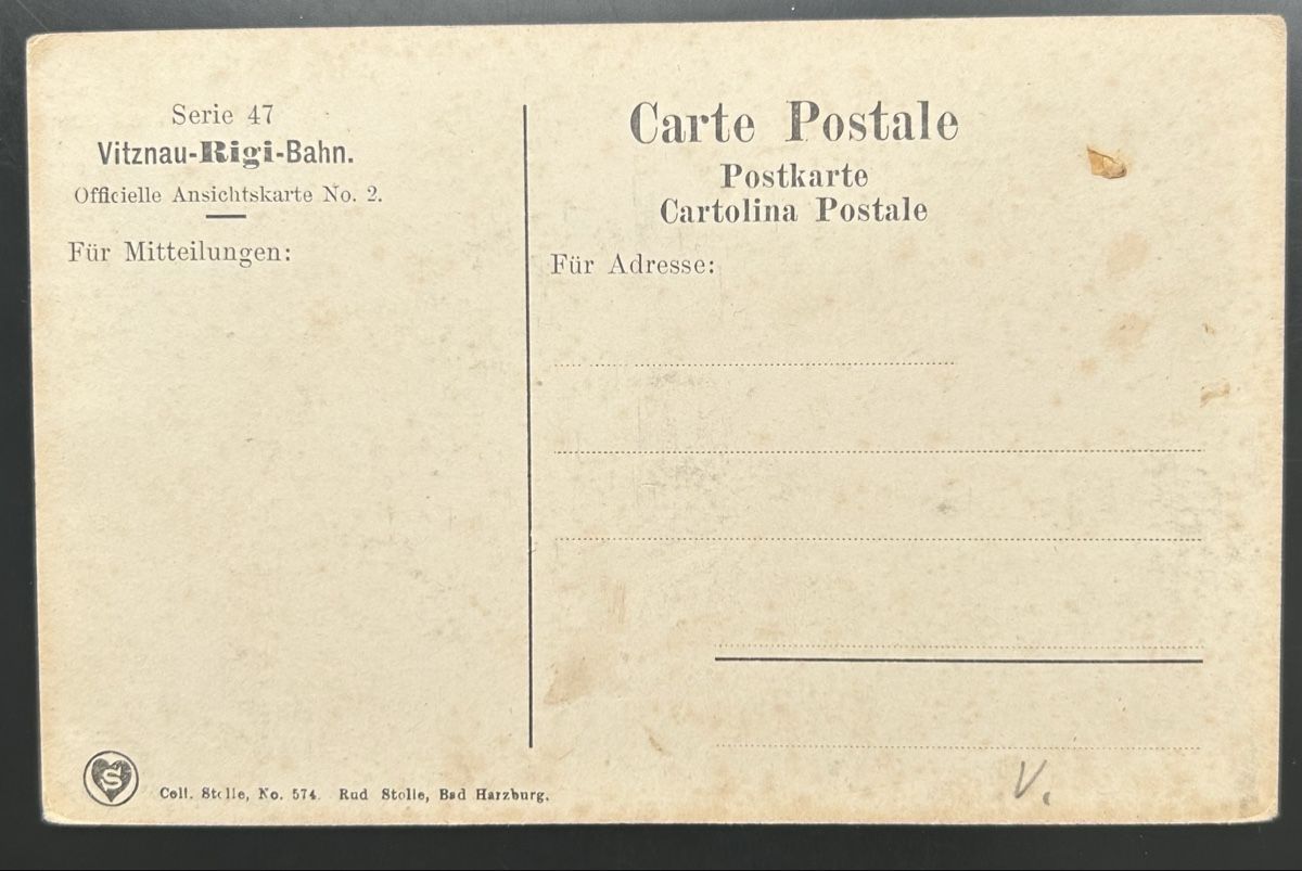 Cartoline postali: Rigibahn Station Vitznau  – Usato da Horw venduto da Tellbub 1