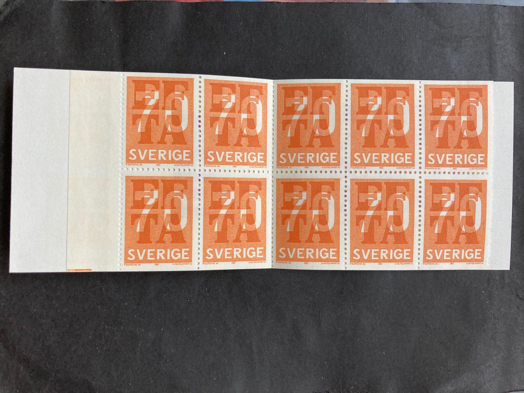Alle Briefmarken: Schweden 1967 Markenheftchen EFTA postfrisch – Neu (gemäss Beschreibung) aus Winterthur von schnueps 2