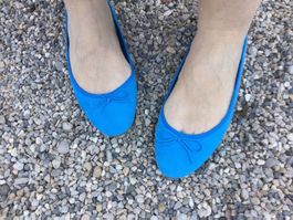 Ballerines/Chaussures turquoises H&M, pointure 41