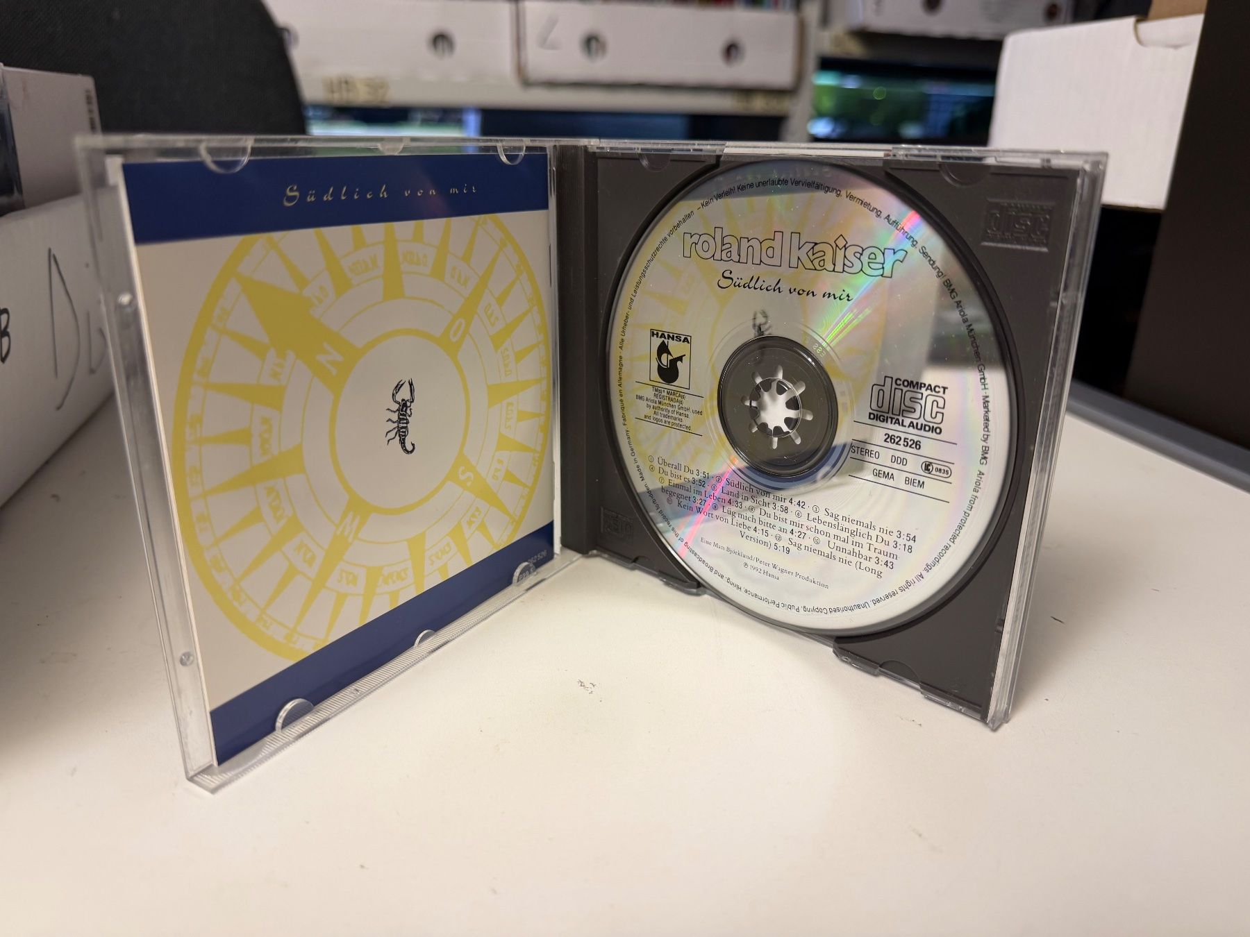 CD: Roland Kaiser - Südlich von mir - HG41D – Usato da Küsnacht ZH venduto da swisssales.net 2