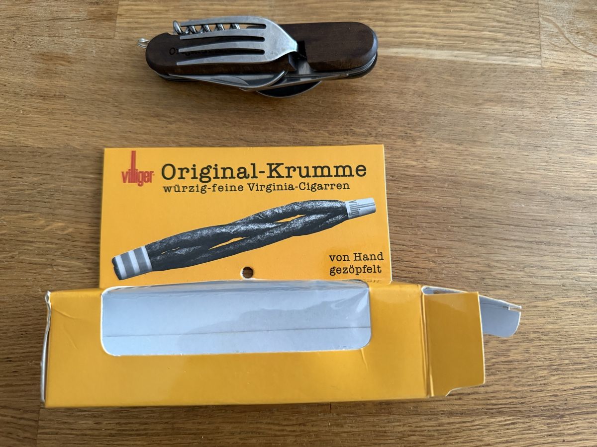 Coltelli tascabile: Camping Messer, Löffel, Gabel Taschenmesser Villiger – Nuovo (secondo la descrizione) da Goldach venduto da Messerguru