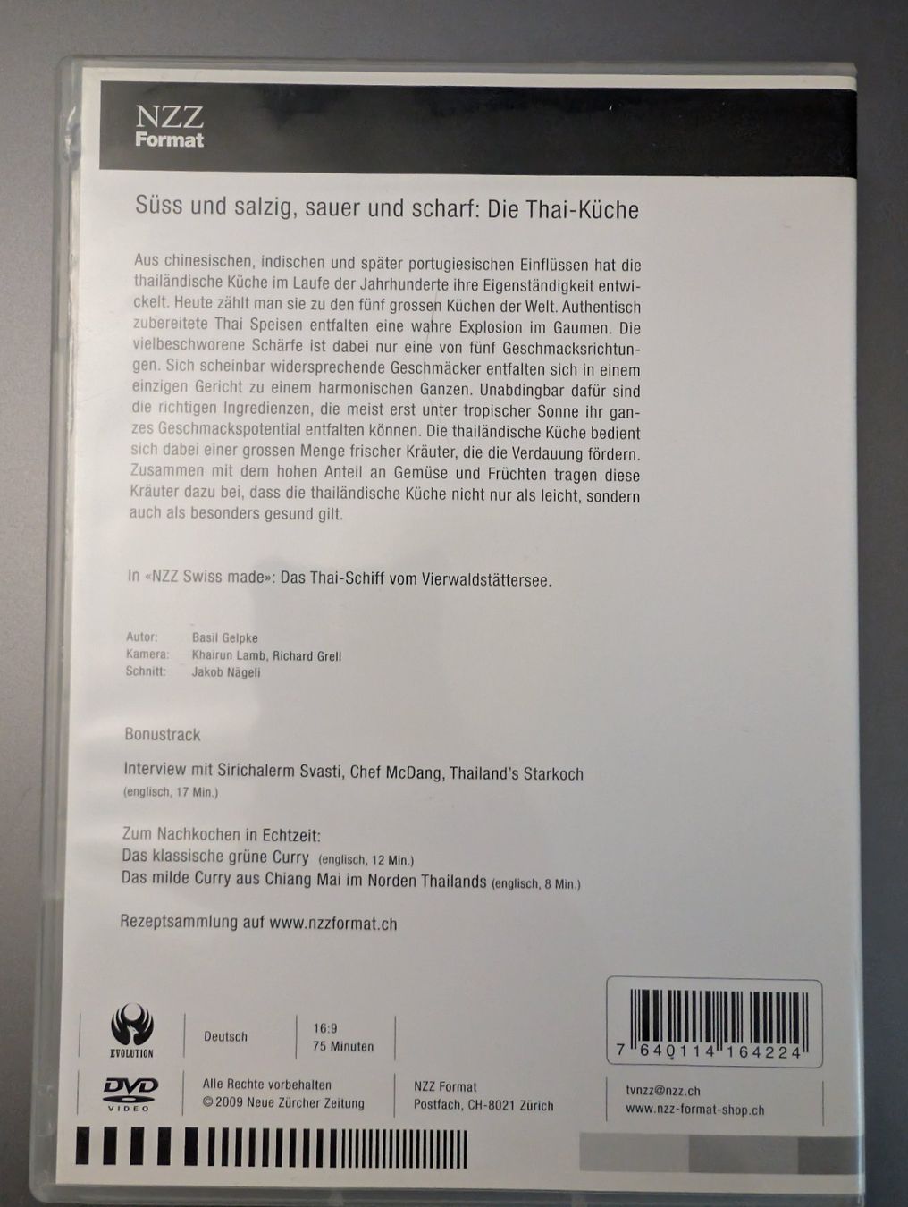 Tutti i DVDs: süss und salzig nzz format dvd – Usato da Spiegel b. Bern venduto da Chilidani 1