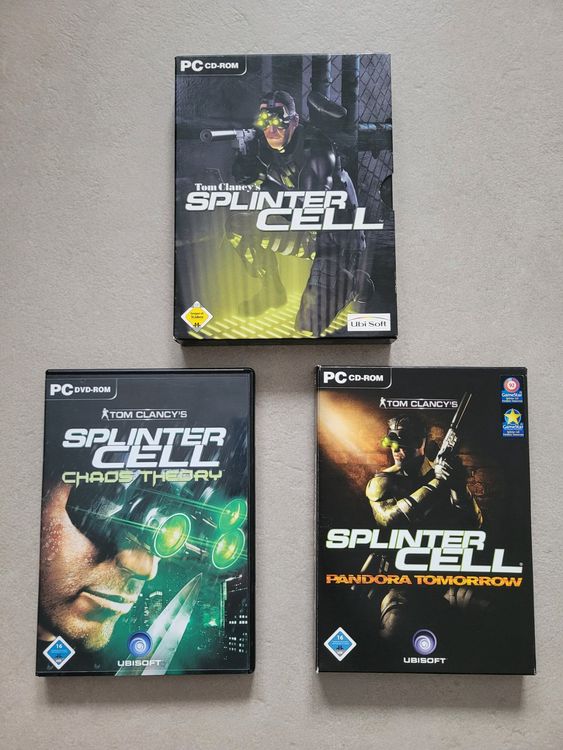 3x Splinter Cell (PC Games) (Gebraucht) in Uezwil für CHF 24.9 – mit ...