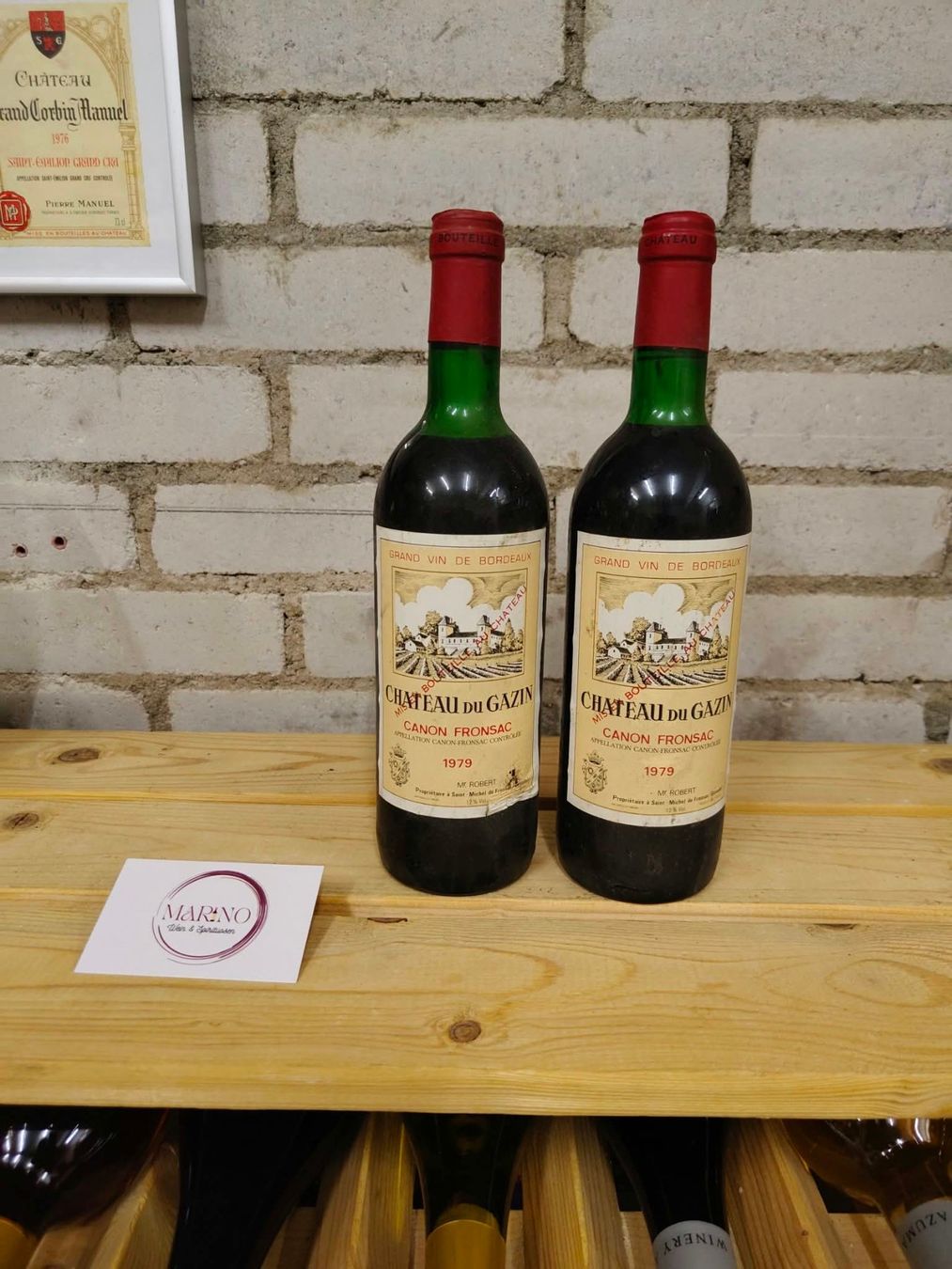 Vino: 2x 1979 Chateau du Gazin – Nuovo (secondo la descrizione) da Münchenstein venduto da wusmarino