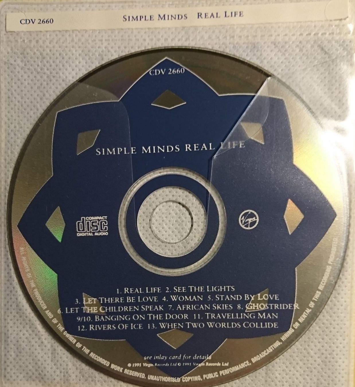 CD: SIMPLE MINDS Real Life – Usato da Zürich venduto da Raz88 1