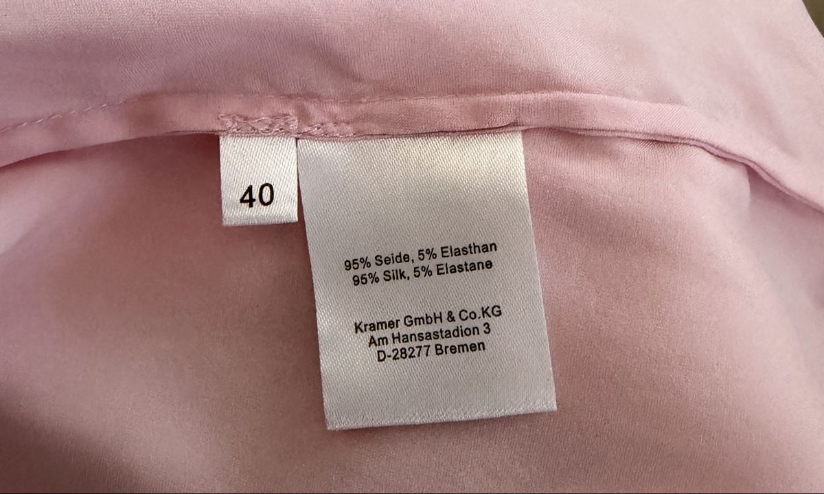 Camicette: Damen Bluse Seide rosa Grösse 40  – Usato da Elsau venduto da isidobrany09 2