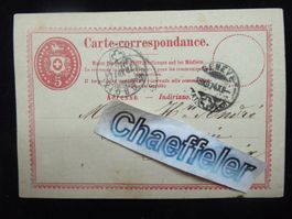 Carte - correspondance 1874