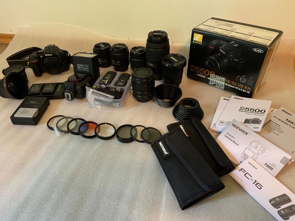 Nikon Fotocamera: Nikon D5500 VR Kit mit Zubehör – Usato da Thun venduto da BanjoDan 1