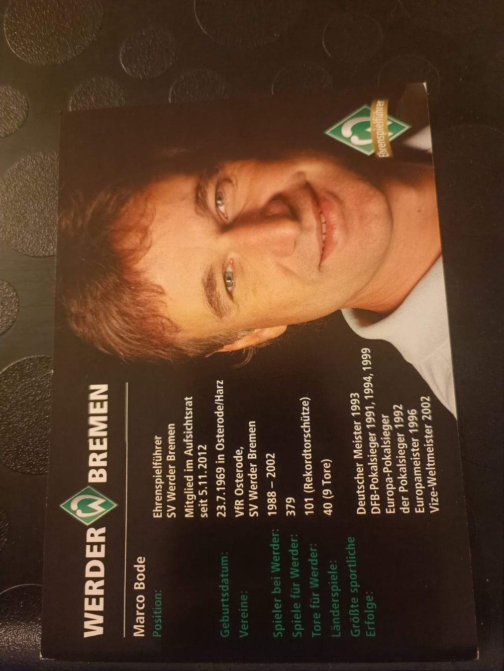 Autographes: Marco Bode  - Europameister 1996 – D'occasion à Menziken par Artographs 1