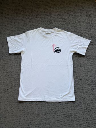 T-Shirt TRAPSTAR blanc taille L imprimé serpent