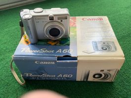 Canon PowerShot A60 Digitalkamera mit Originalverpackung
