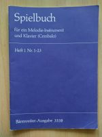 Spielbuch f. Melodie-Instrument u. Klavier, Heft 1, Nr. 1-23