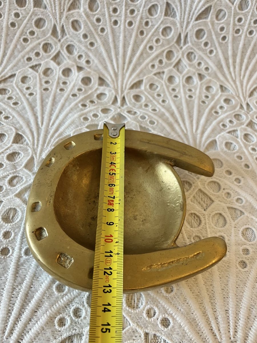 Aschenbecher: Schwerer Messing Aschenbecher Art Deko 700 Gram – Gebraucht aus Frenkendorf von Only1 6