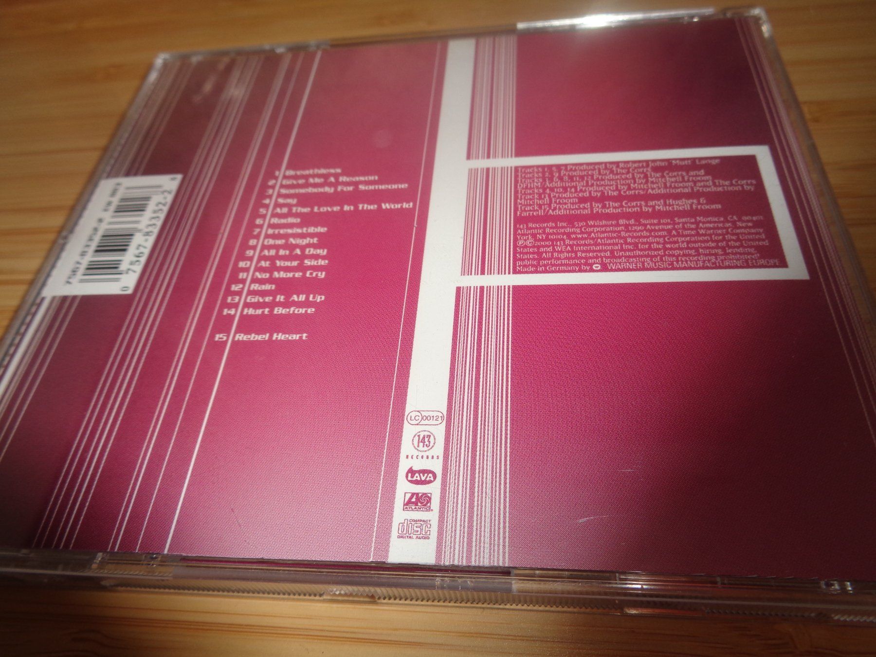 CD: The Corrs - in blue CD – Usato da Olten venduto da Disc-Ausverkauf 1