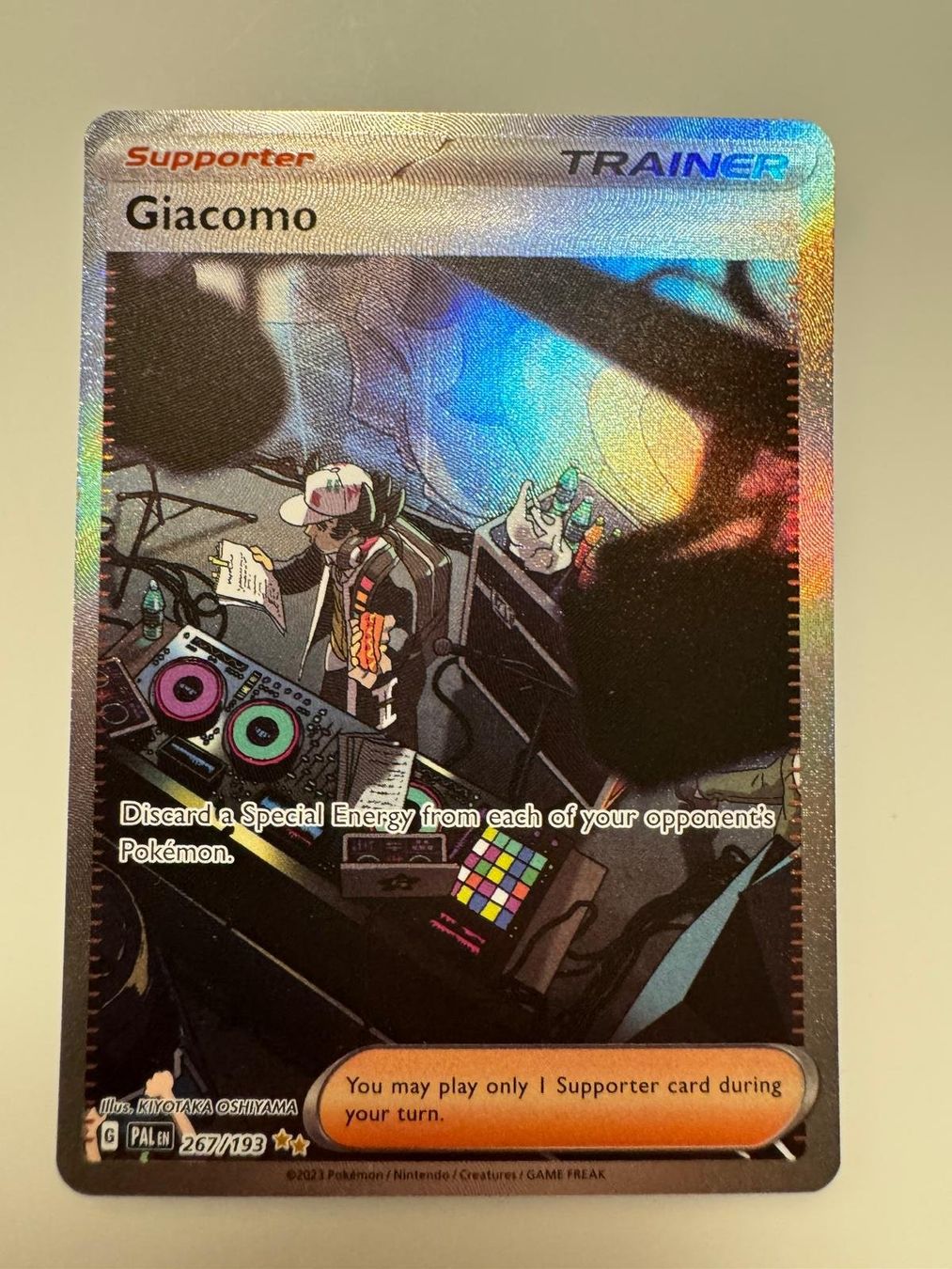 Pokémon Carte collezionabili: Giacomo | SIR | PAL 267/193 | EN – Usato da Spreitenbach venduto da Snacky96 2