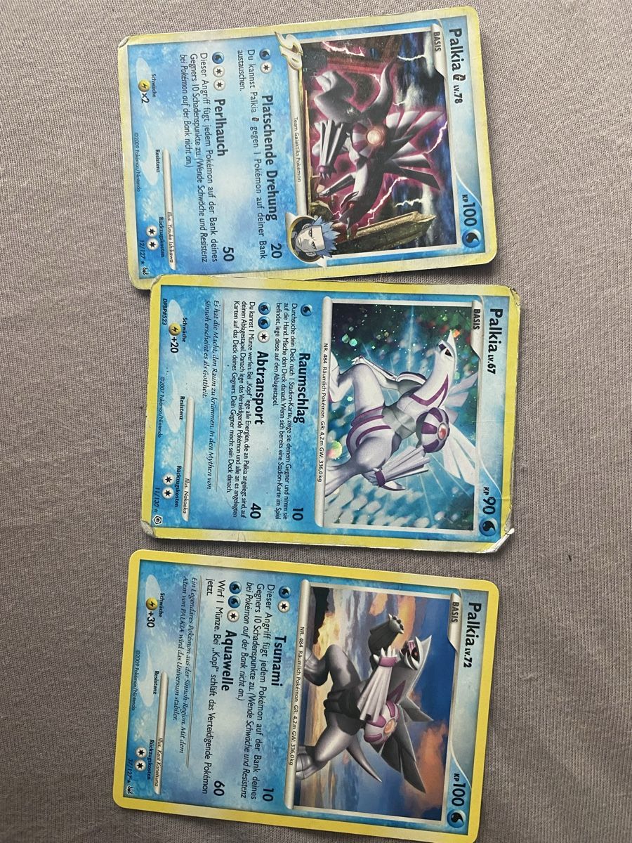 Pokémon Sammelbilder & Trading cards: Pokemon Sammlung 3x Palkia! – Gebraucht aus Dornach von kil_rc55 1
