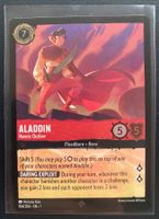 Lorcana FOIL ALADDIN 104/204 EN-1 Super Rare