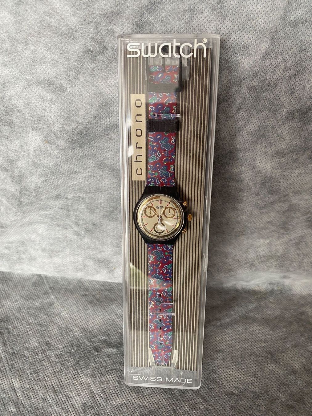 Swatch Orologi: Vintage Swatch Chronograph – Nuovo e nell'imballaggio originale da Wohlen b. Bern venduto da ber_ds2t 3