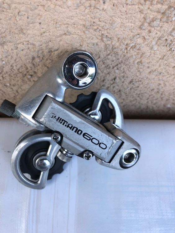 Dérailleur Arrière Vintage Shimano 600 RD-6207 – 6 Vitesses, Courte Cage – Occasion