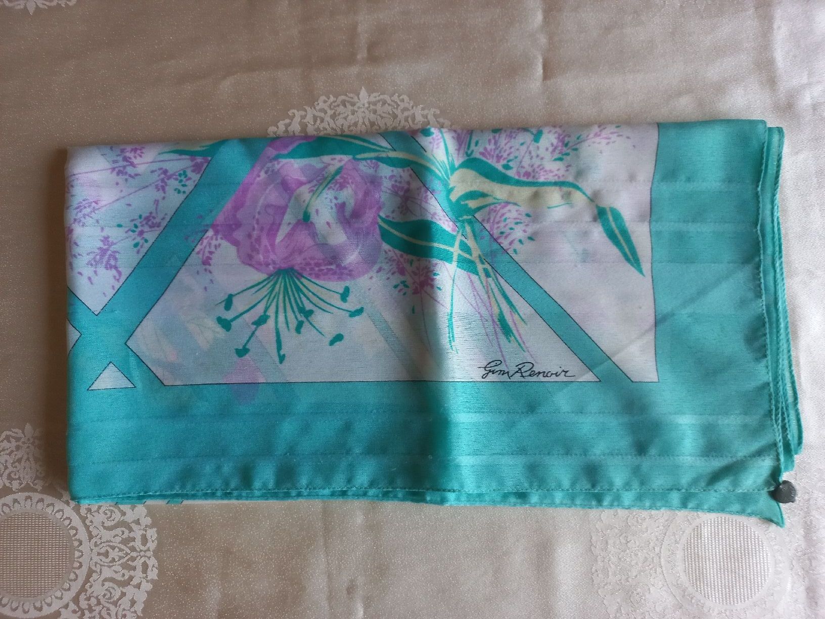 Foulards & écharpes: Foulard Renoir 78×78 cm – Neuf (Voir description) à Dompierre FR par fat_xth5 2