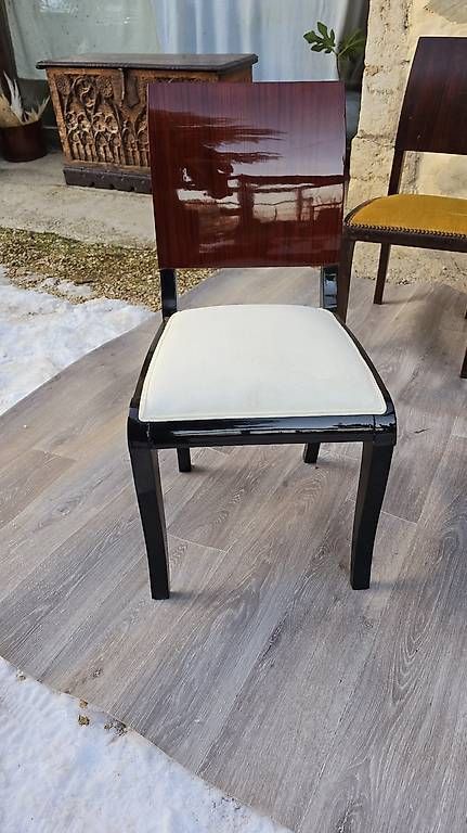 Stühle: Chaises art deco palissandre des indes  – Gebraucht aus Mollens VD von espritartdeco 4