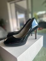 Elegante Karen Millen High Heels in schwarzem Lackleder