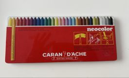 Caran d’ache Neocolor II Wachsmalstifte Farben Metalldose