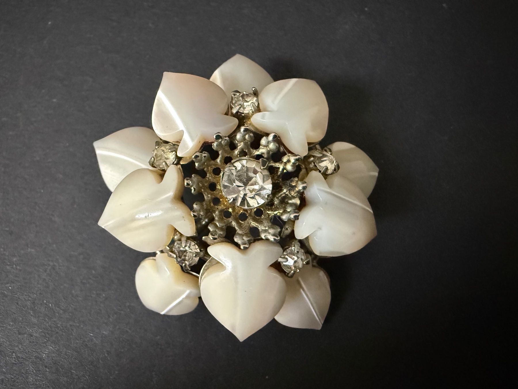 Broches & Aiguilles: Vintage Brosche mit Perlmutt – D'occasion à Spiegel b. Bern par Rogger72