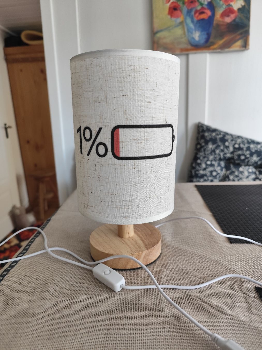 Lampen: Tischlampe USB – Gebraucht aus Amden von white_Sin