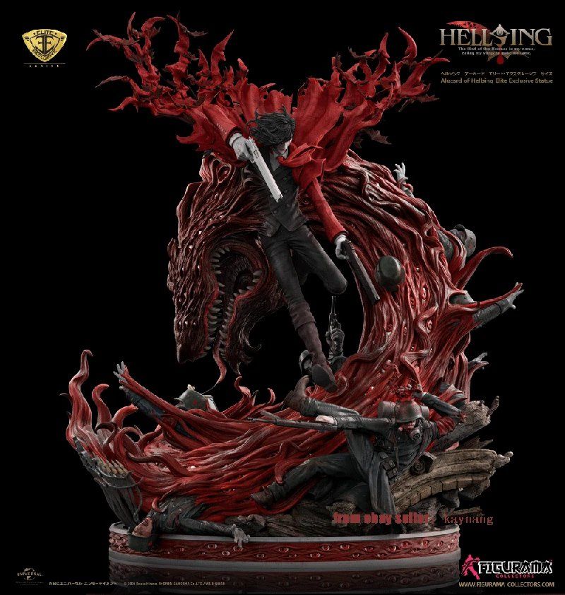 Statuette: Figurama Collectors Hellsing Alucard Resin Figure – Usato da Oberentfelden venduto da FiguresAndGamesPlace 1