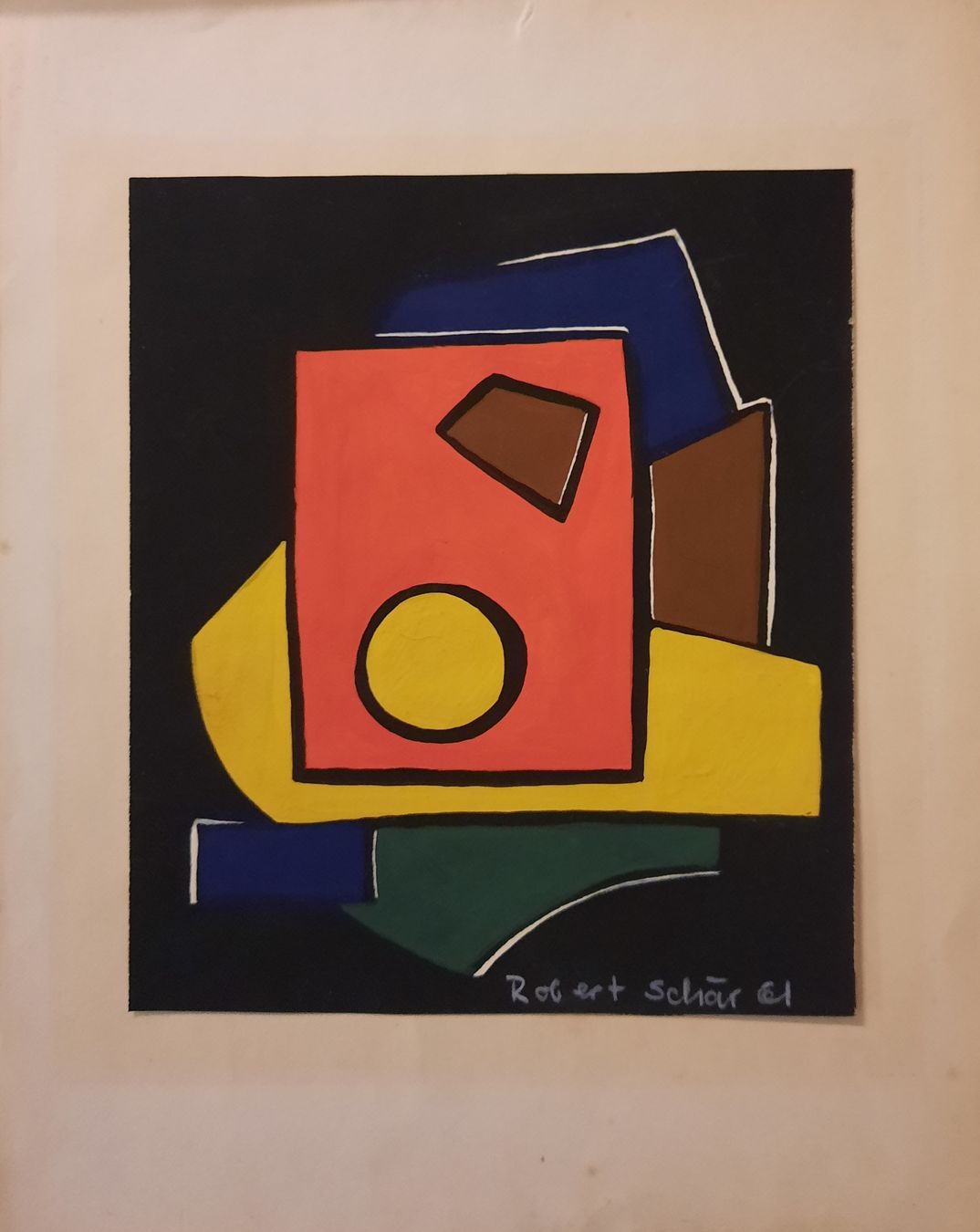 Dipinti: ROBERT SCHÄR 1894- 1973 – Usato da Genève venduto da Enigme8