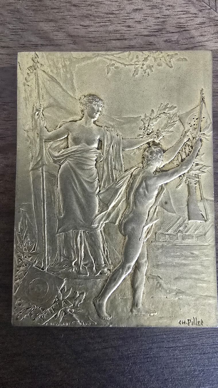 Medaglie: kleine Bronzeplatte 7 cm x 5 cm – Usato da Zürich venduto da rolf290 2