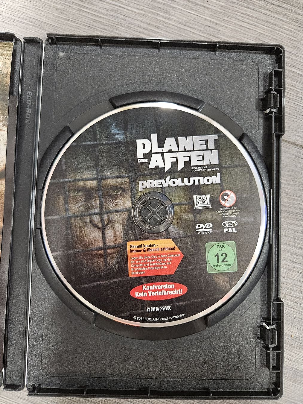 Alle DVDs: DVD Planet der Affen Prevolution  – Gebraucht aus Reinach AG von Irina_g00 2