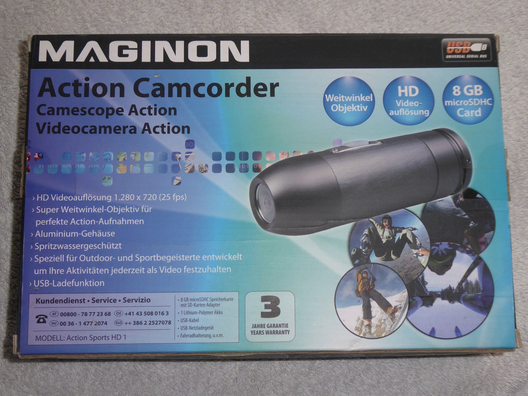 Action Cam: Action Camcorder HD – Usato da Ennetbühl venduto da VPHS 1