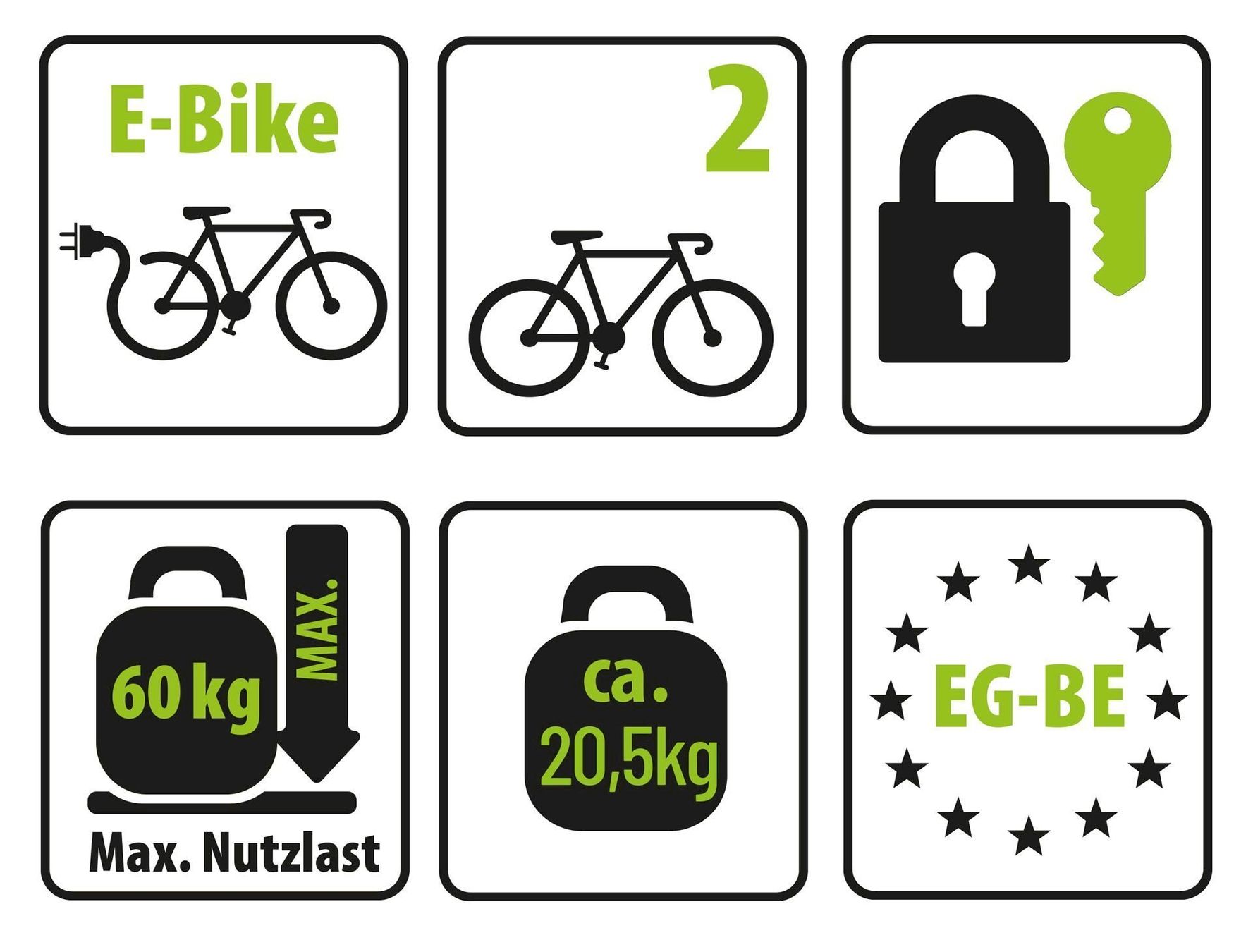 Portapacchi: EUFAB SD260 Fahrrad-Kupplungsträger – Nuovo e nell'imballaggio originale da Bottighofen venduto da zaap 8