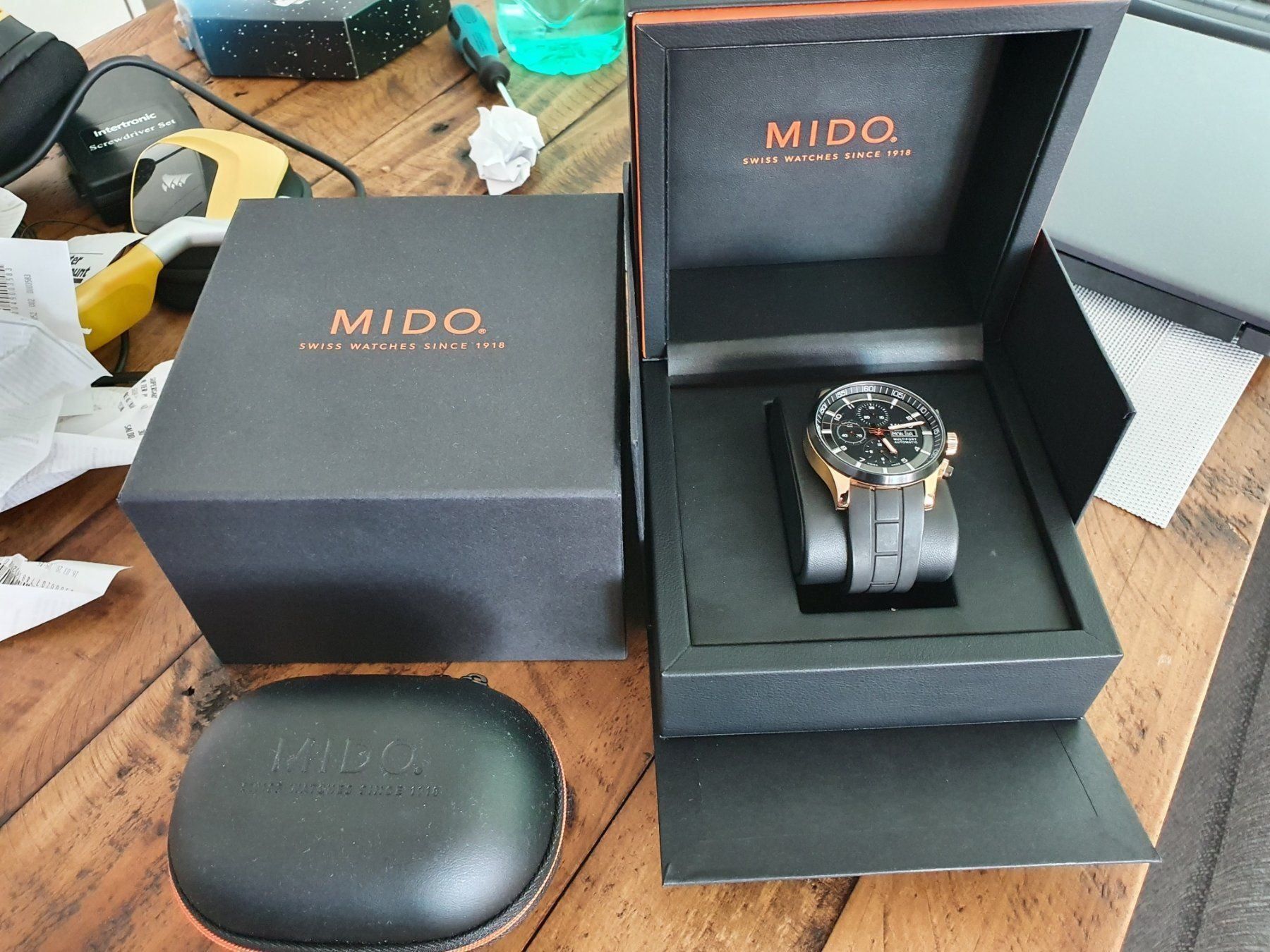 Mido Orologi: MIDO Multifort Chronograph Armband Uhr – Usato da Dübendorf venduto da Alessandro-DG