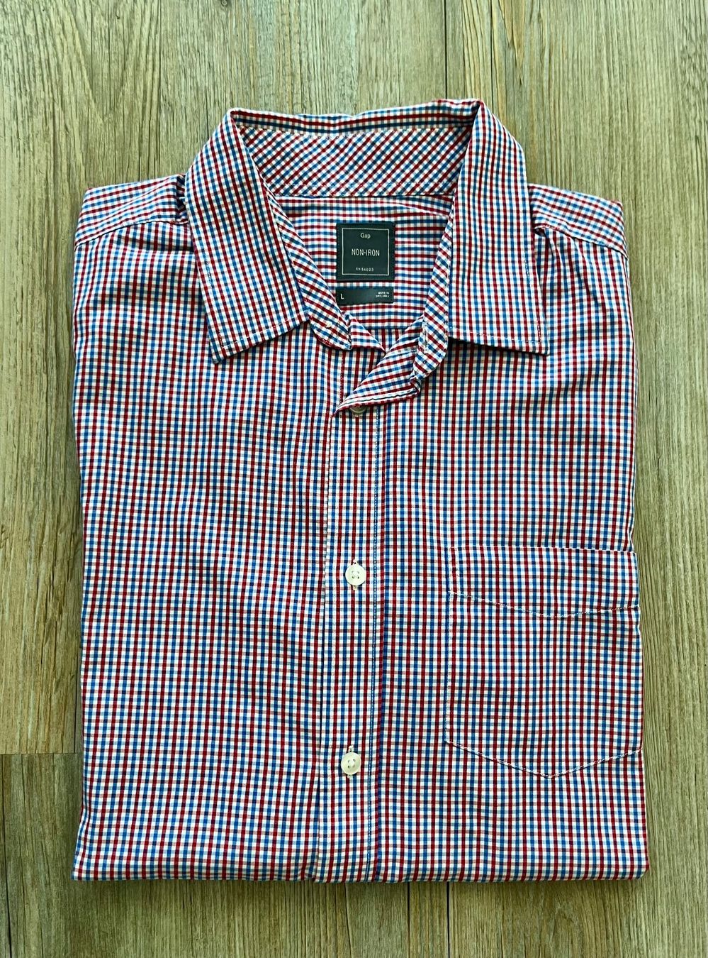 Gap Camicie: GAP Non-Iron kariertes Hemd Gr. L – Usato da Belp venduto da Solyluna