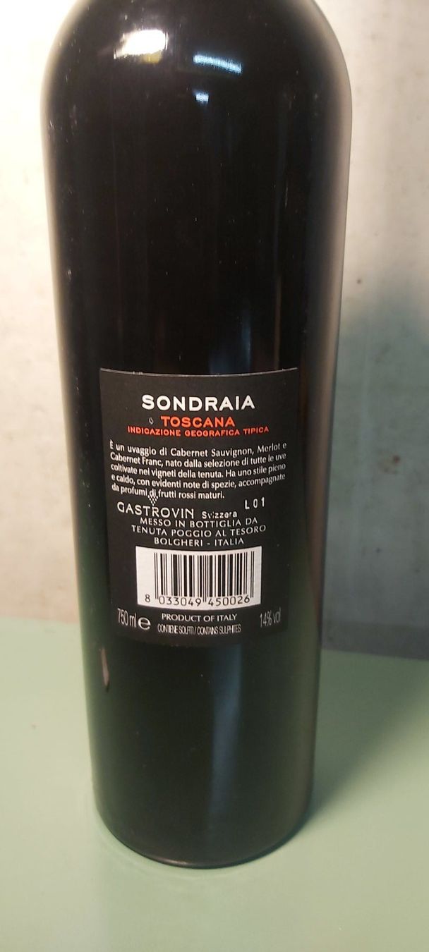 Wein: Sondraia 2003 / Poggio al Tesoro – Neu (gemäss Beschreibung) aus Uffikon von Betterwo 2