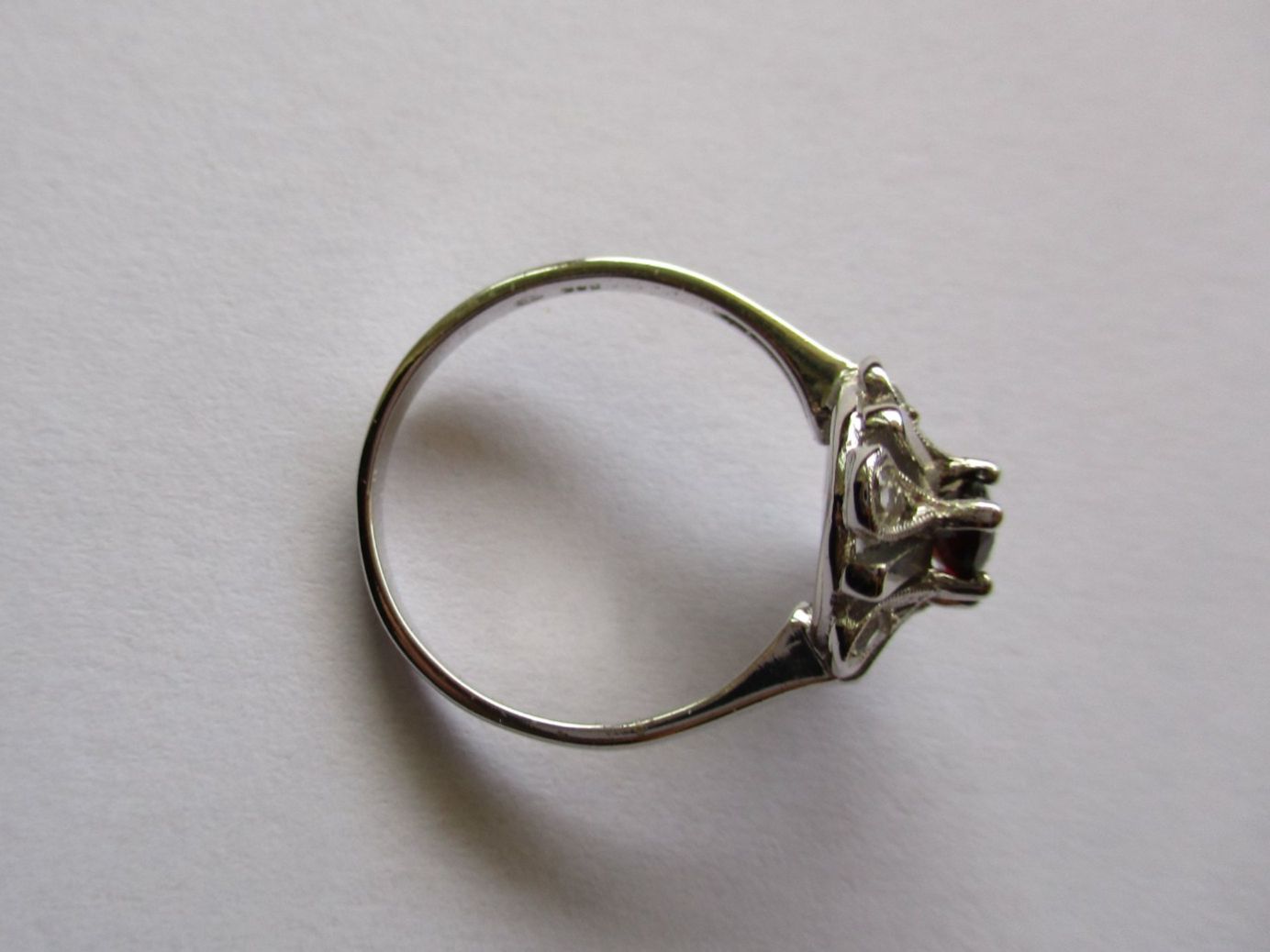 Bagues: Bague argent 800 grenat et zircons – D'occasion à La Sarraz par vic_v6kz 2