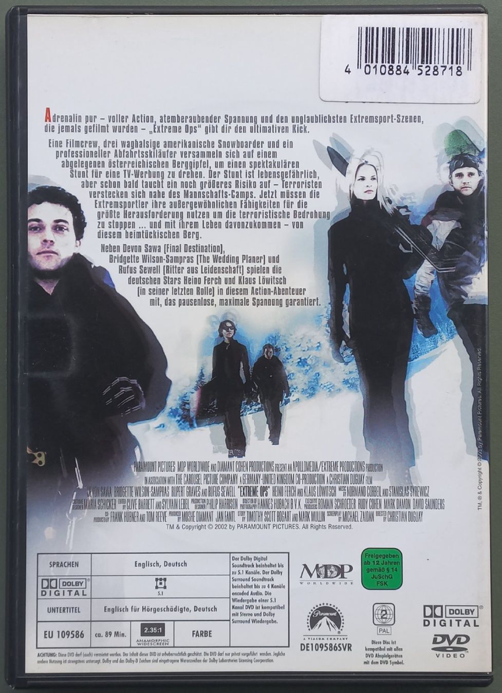Tutti i DVDs: DVD D/E - Extreme ops - Fear is a trigger – Usato da Niederuzwil venduto da lubimaja 2